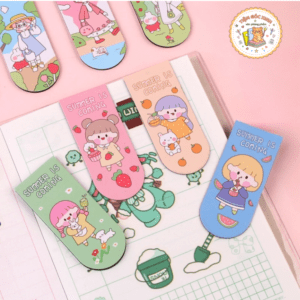Kẹp Đánh Dấu Sách Hoạt Hình Cute Dễ Thương,Phụ Kiện Trang Trí Sách, Sổ